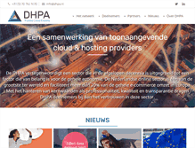 Tablet Screenshot of dhpa.nl
